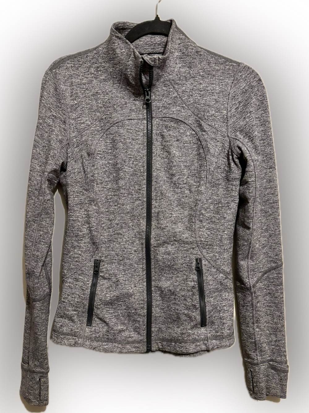 lululemon athletica Gray Full-Zip Athletic Jacket